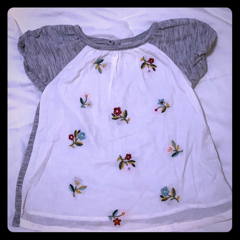 3T Floral OshKosh shirt